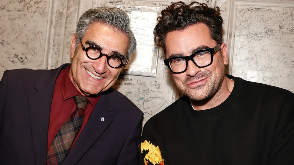 Eugene Levy and Dan Levy are set to host the Emmys this year as the award show's first-ever father-and-son hosting duo.